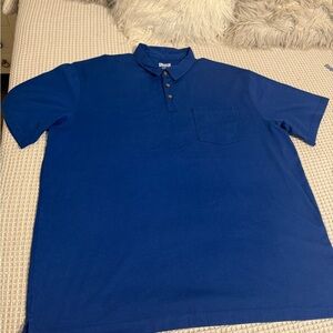 Duluth Trading Co Blue Polo Shirt